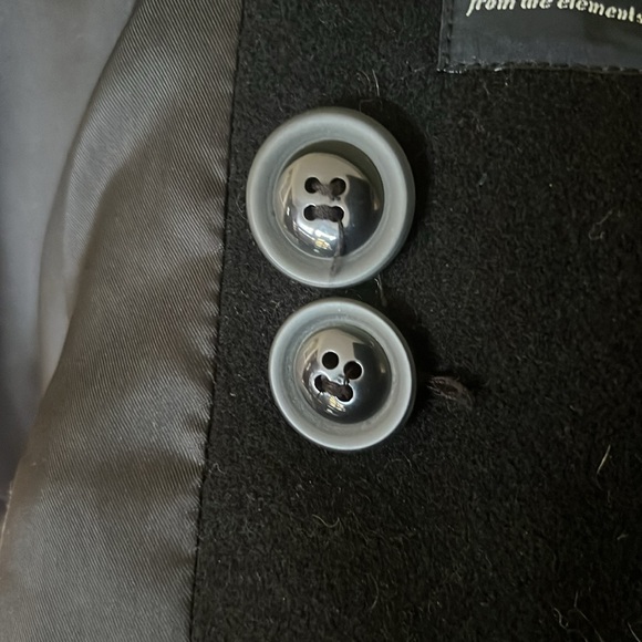 London Fog Full Length Hooded Wool Coat - Picture 12 of 13